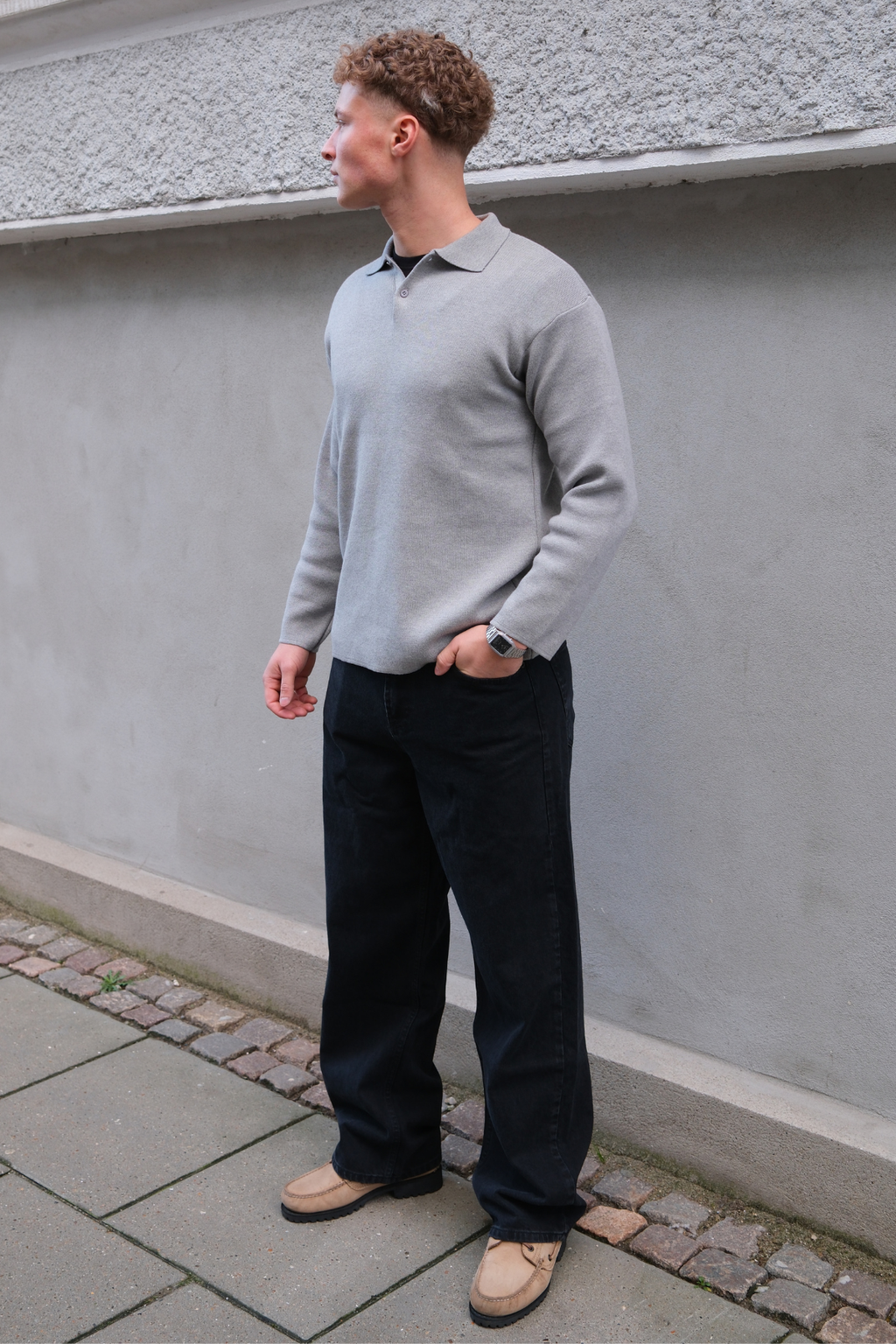 Guglielmo Regular Jeans: tinta unita Nero