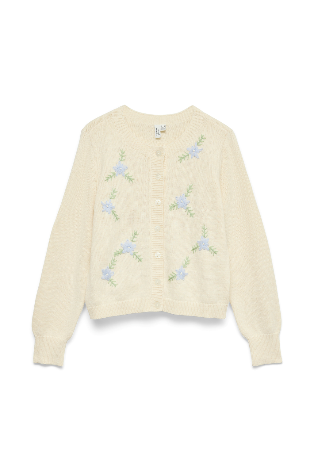 Cardigan con scollo a O Camille - Betulla