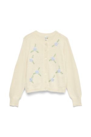 Cardigan con scollo a O Camille - Betulla