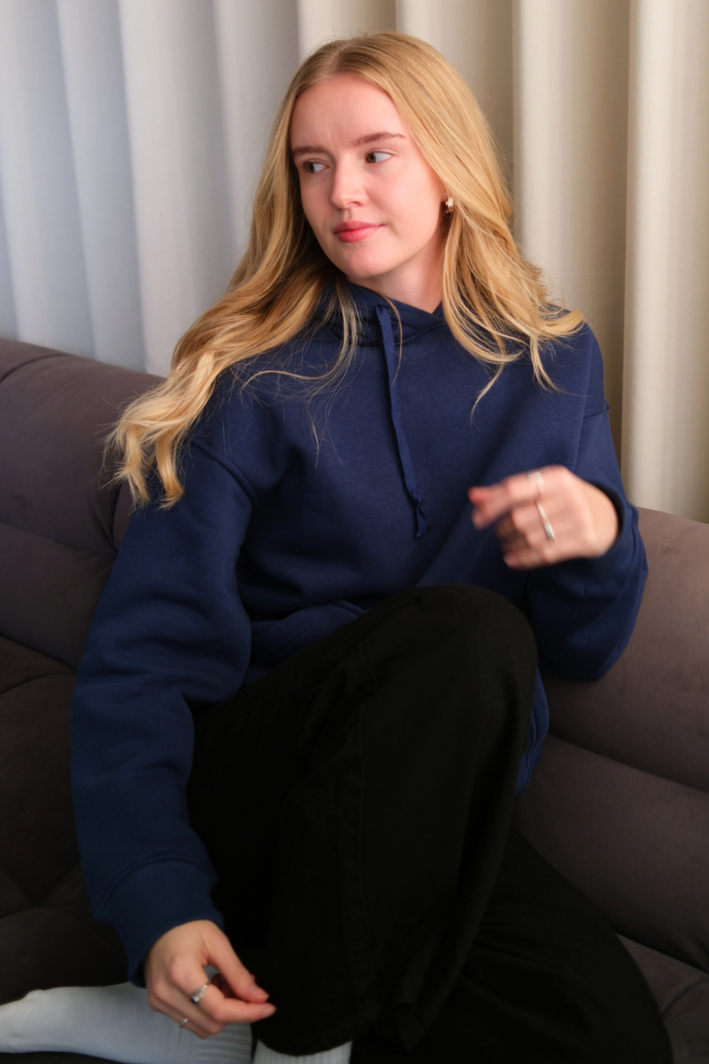 Stella Oversized Hoodie - Marina