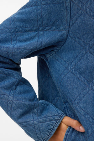 Giacca trapuntata Era - Denim blu medio