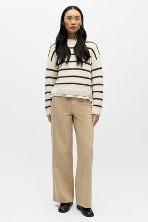 Pullover Oda Knit - Birch Seal Marrone