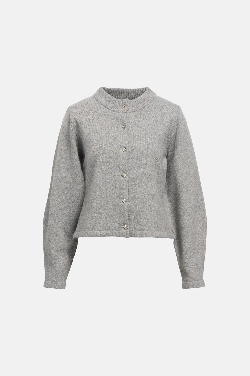 Zari Knit Cardigan - Media grigio medio