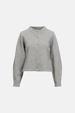 Zari Knit Cardigan - Media grigio medio