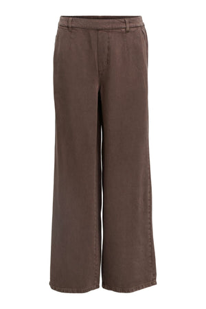 Frame Lisa Wide Pant - Seal Brown