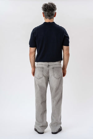 Polo Nathan in maglia - Blu marino