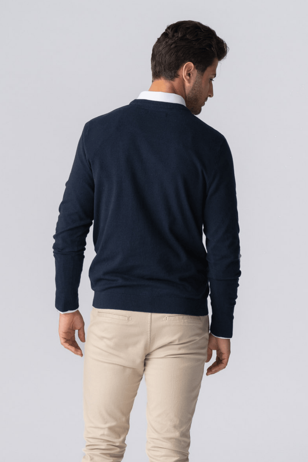 Pullover girocollo - Navy