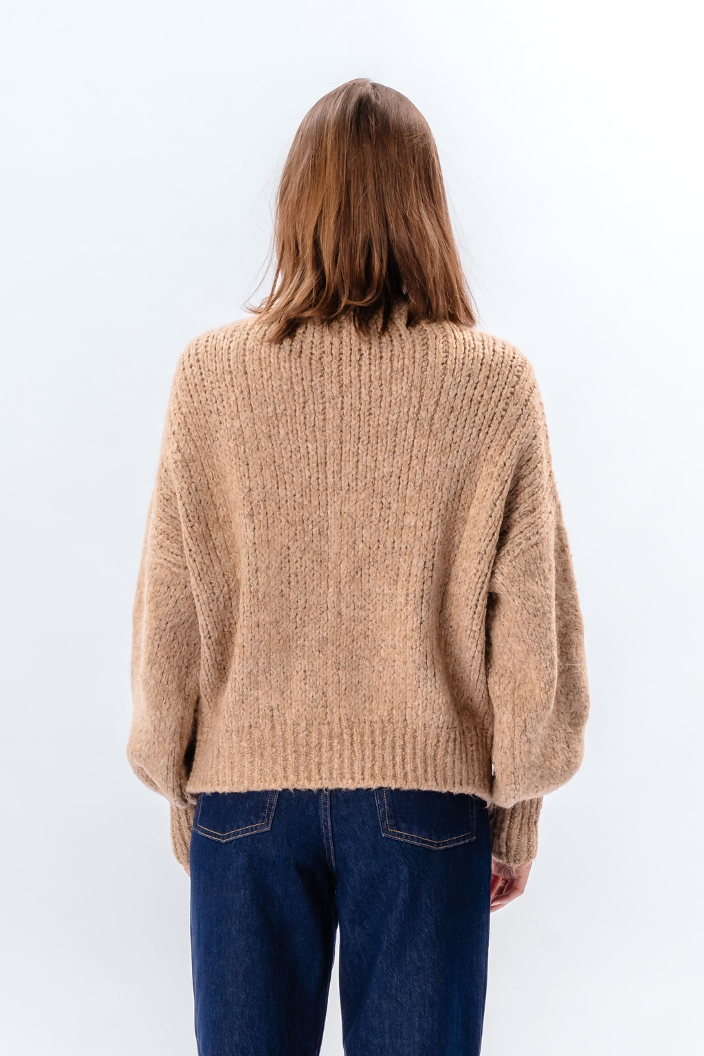 Maglia a trecce Emma - Beige