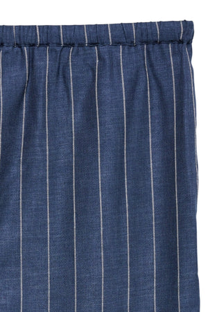Pantaloni larghi Odette - Denim scuro / Bianco