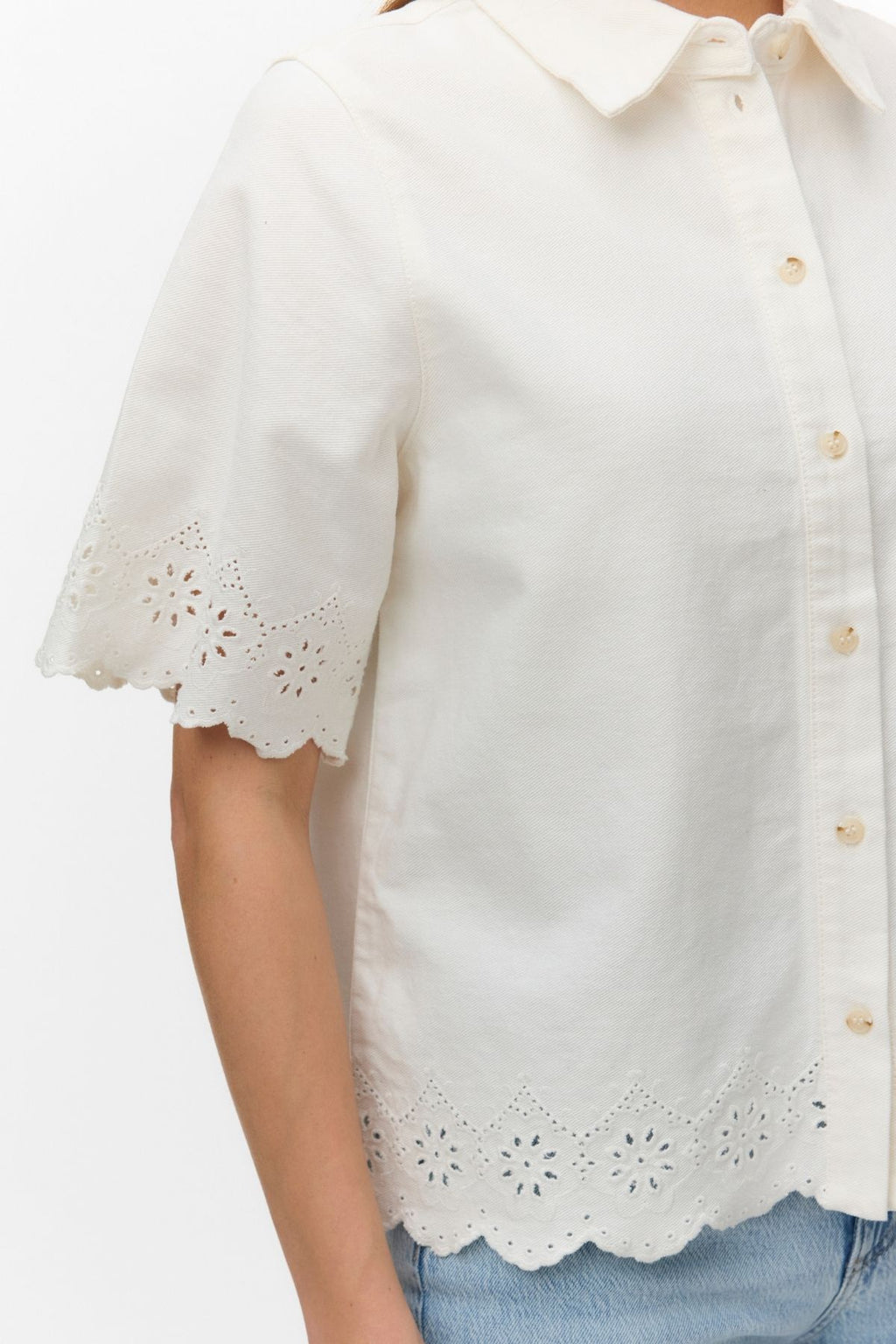 Camicia Lysa Color Brod - Bianco brillante