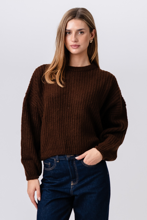 Gabriela Knit - Brown
