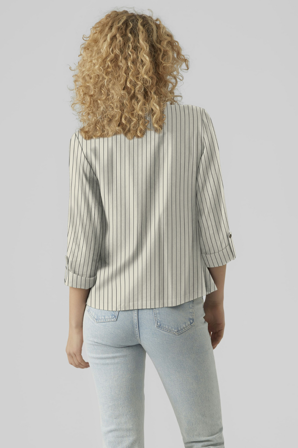 Jesmilo 3/4 sciolte blazer - fodera d'argento