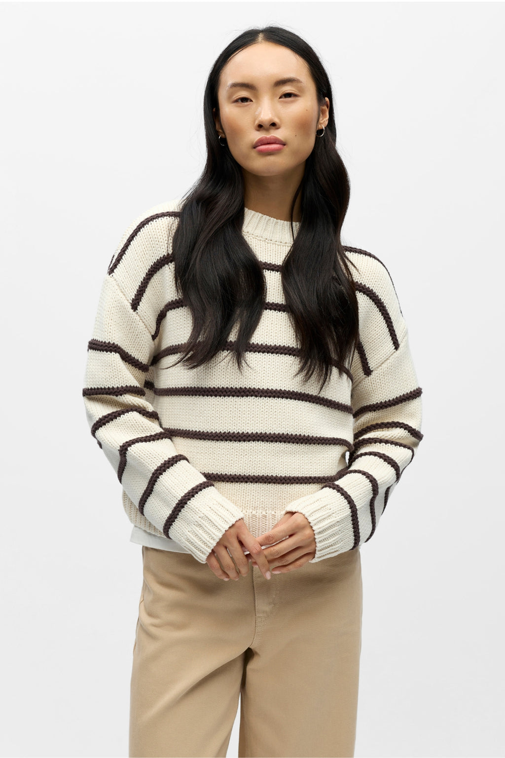 Pullover Oda Knit - Birch Seal Marrone