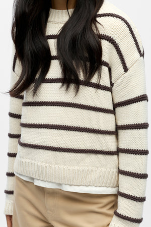 Pullover Oda Knit - Birch Seal Marrone
