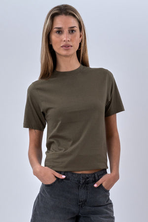 T -shirt oversize - Green dell'esercito