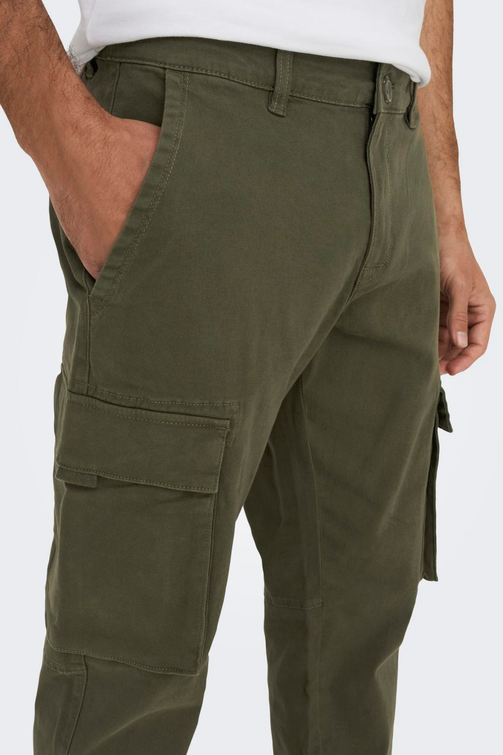 Prossimi pantaloni da carico - Olive Night