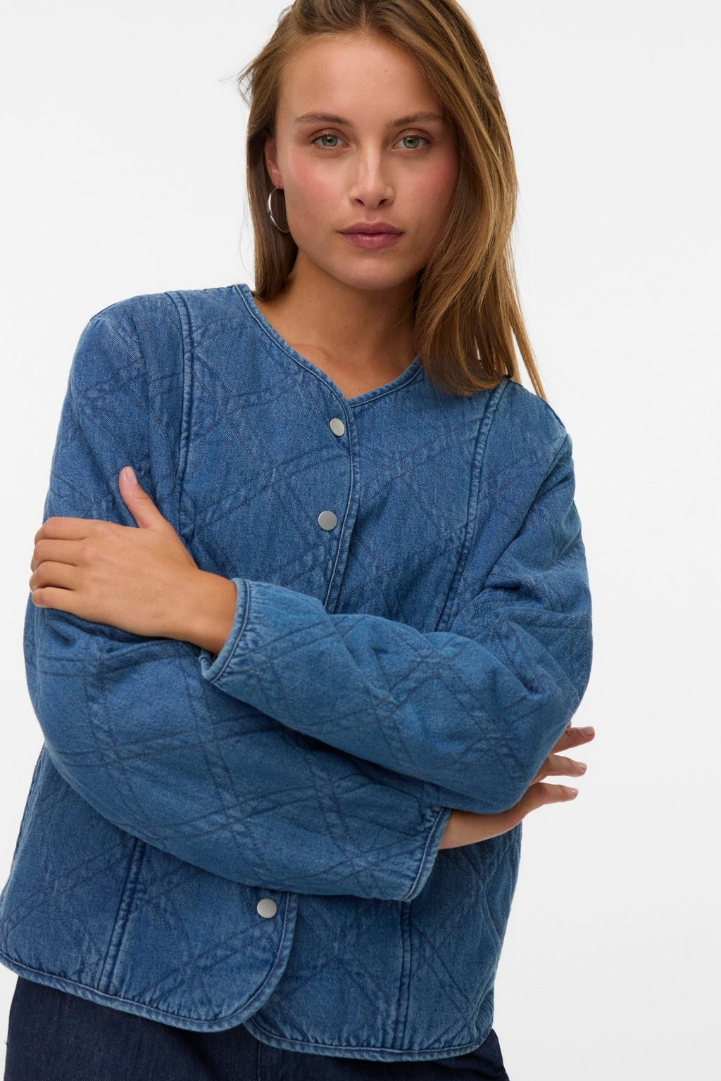 Giacca trapuntata Era - Denim blu medio