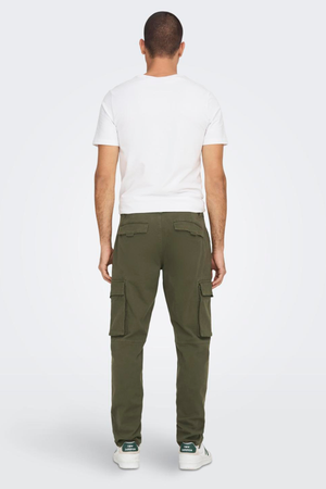 Prossimi pantaloni da carico - Olive Night