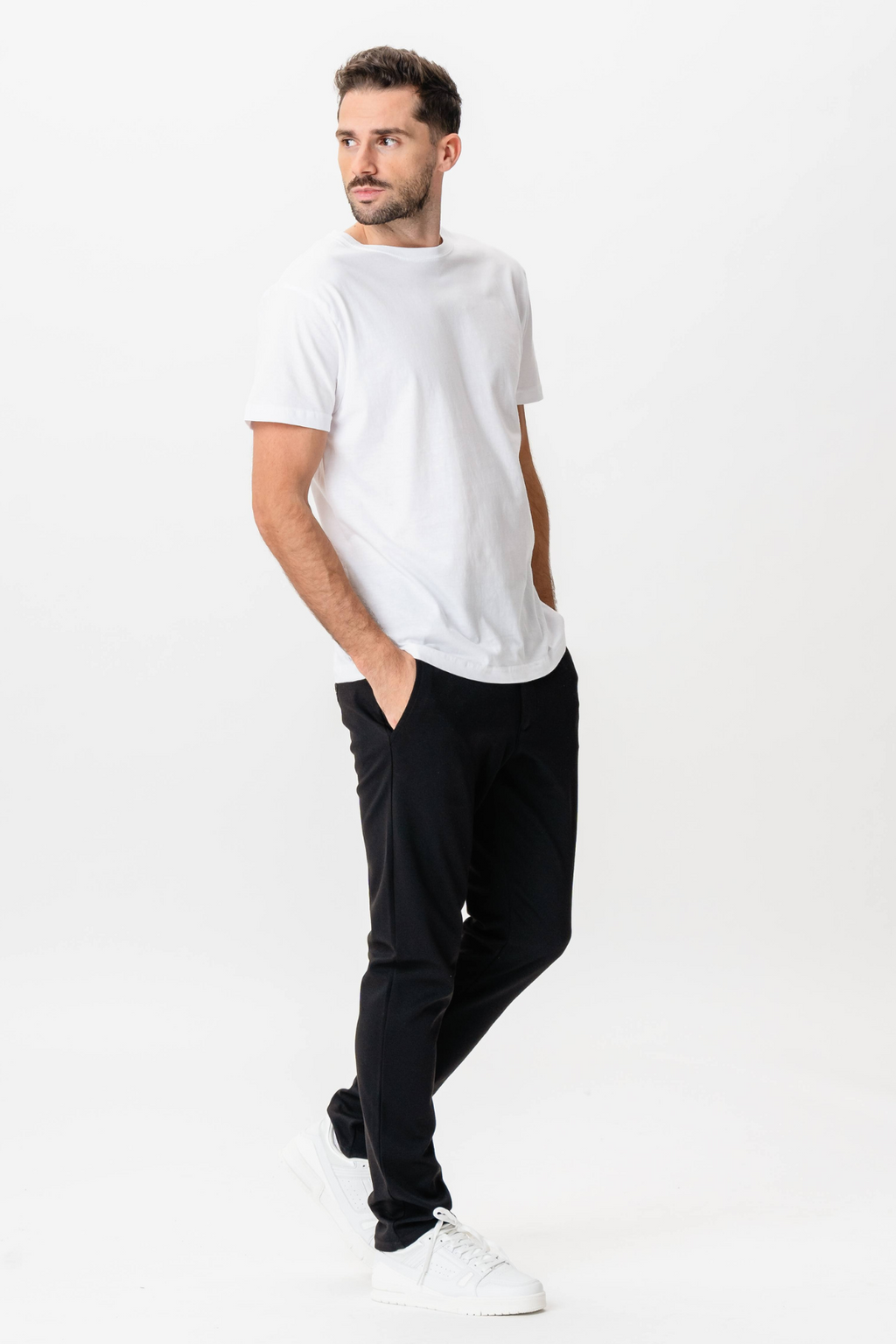Basic T -shirt di gioia - bianco