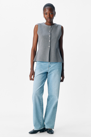 Giubbotto a maglia Reynard - Melange grigio medio