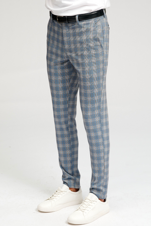 De originale Performance Pants - Blå Ternet (Limited)