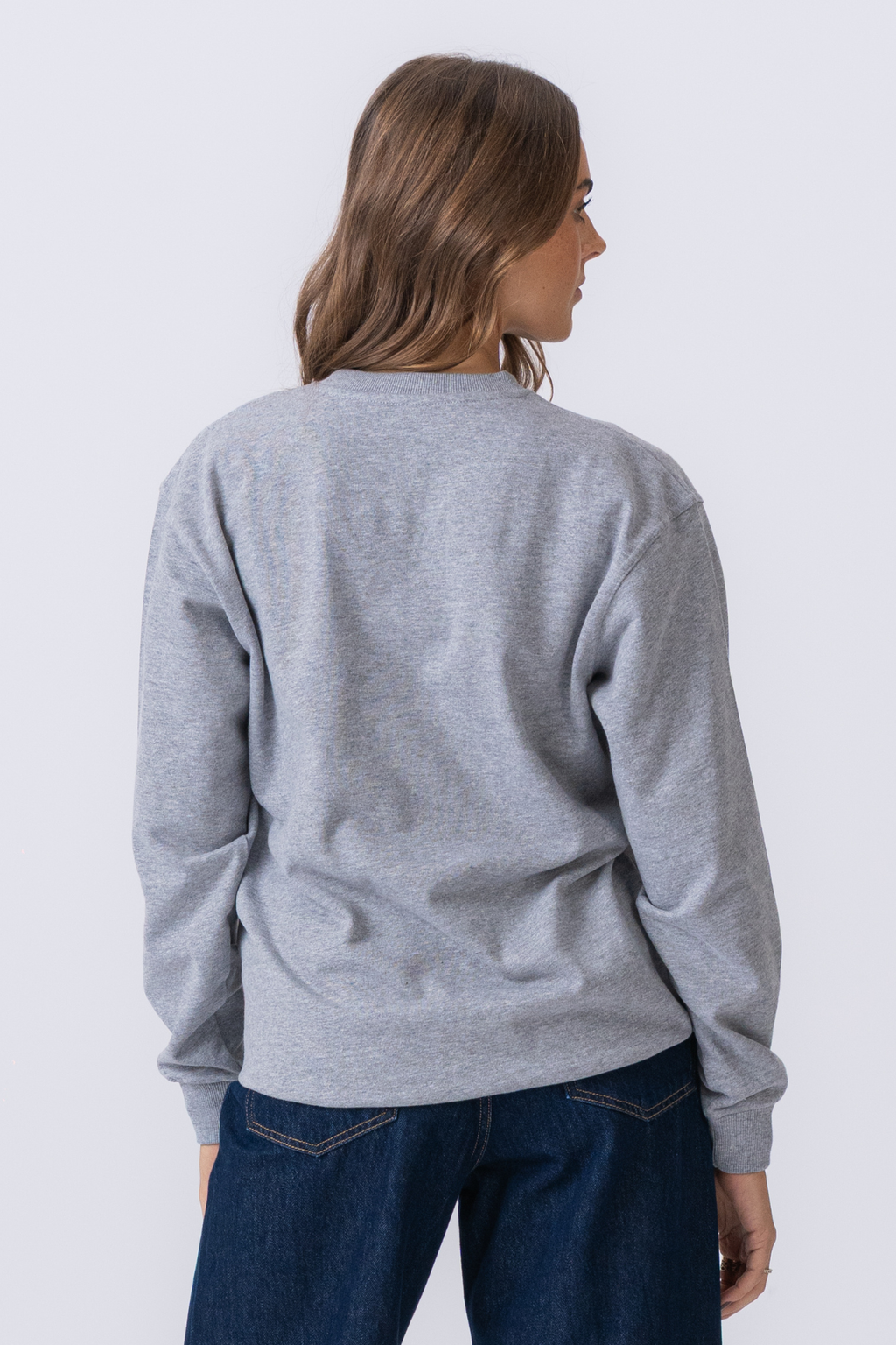 Crewneck di base - Ash Gray (Women)