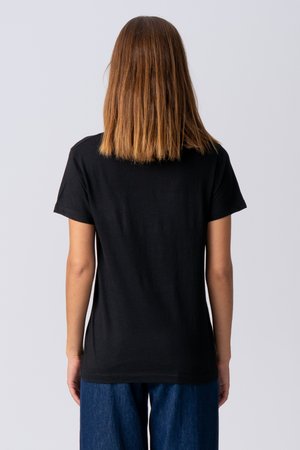 Basic T -shirt leggero - nero