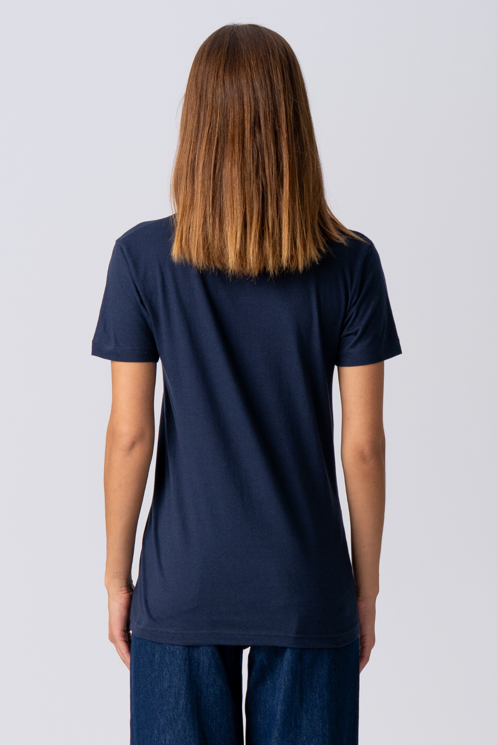 Basic T -shirt leggero - blu scuro