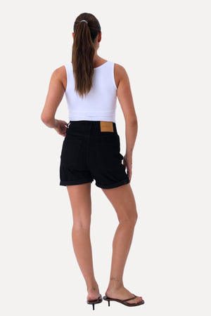 The Original Performance Denim Shorts - Black Denim