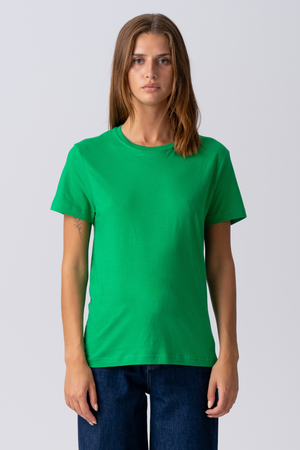 Basic T -shirt leggero - verde