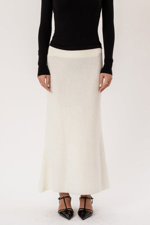 Gonna in maglia Nova - Bianca