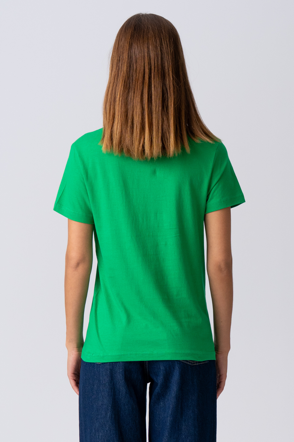 Basic T -shirt leggero - verde