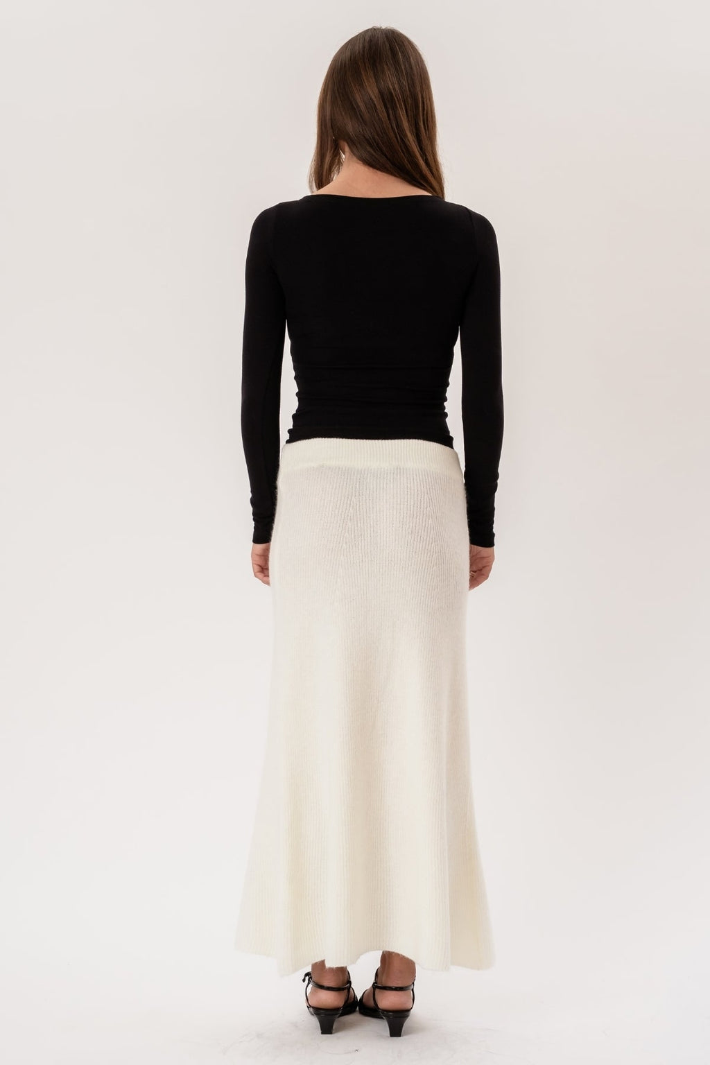 Gonna in maglia Nova - Bianca