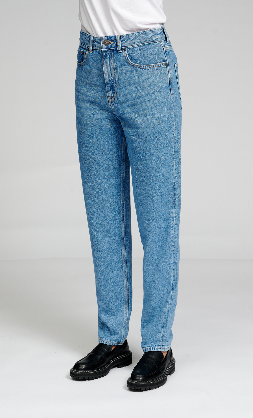 The Original Performance Mom Jeans - Denim azzurro