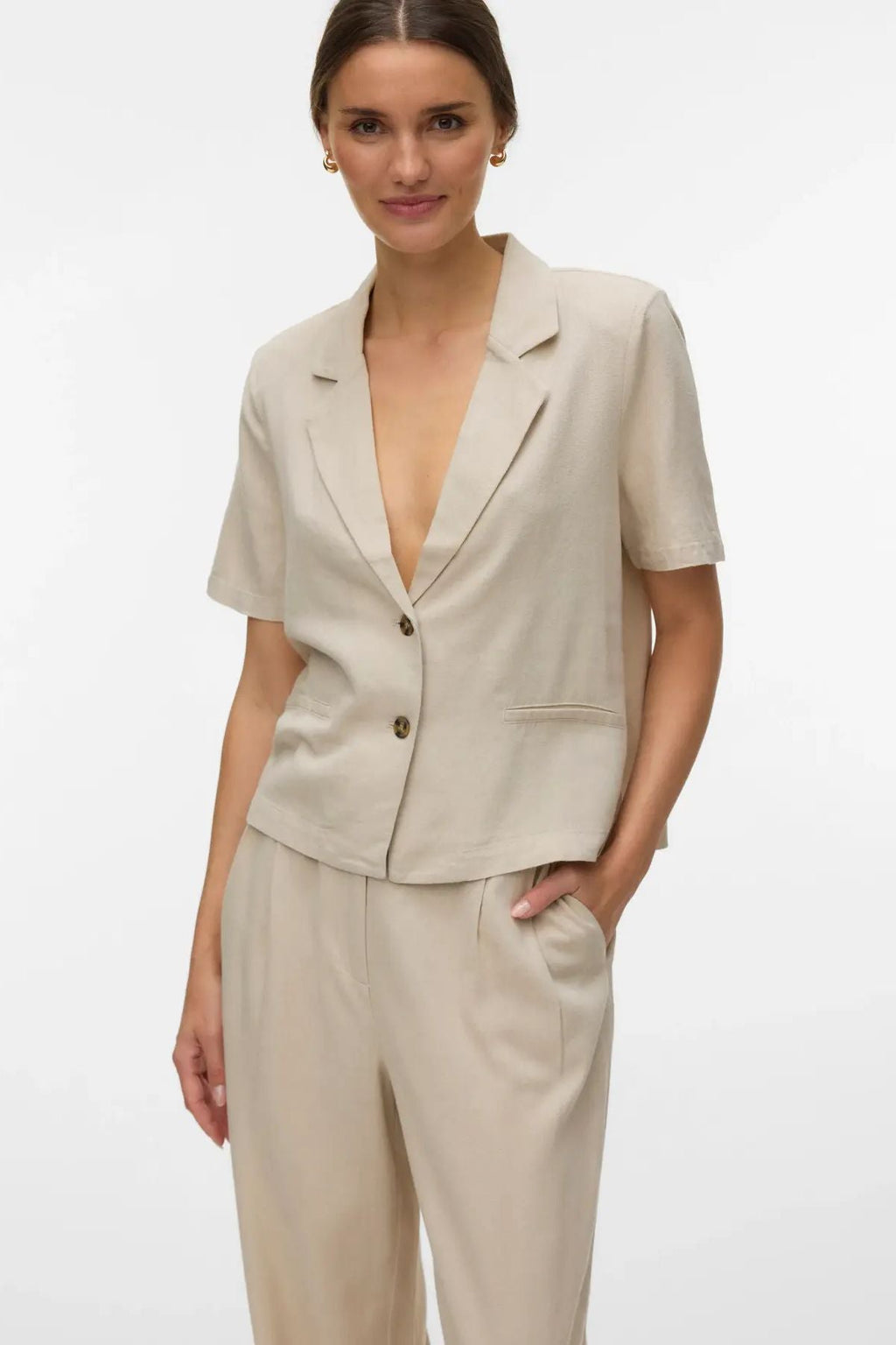 Blazer corto Mymilo - Fodera argento