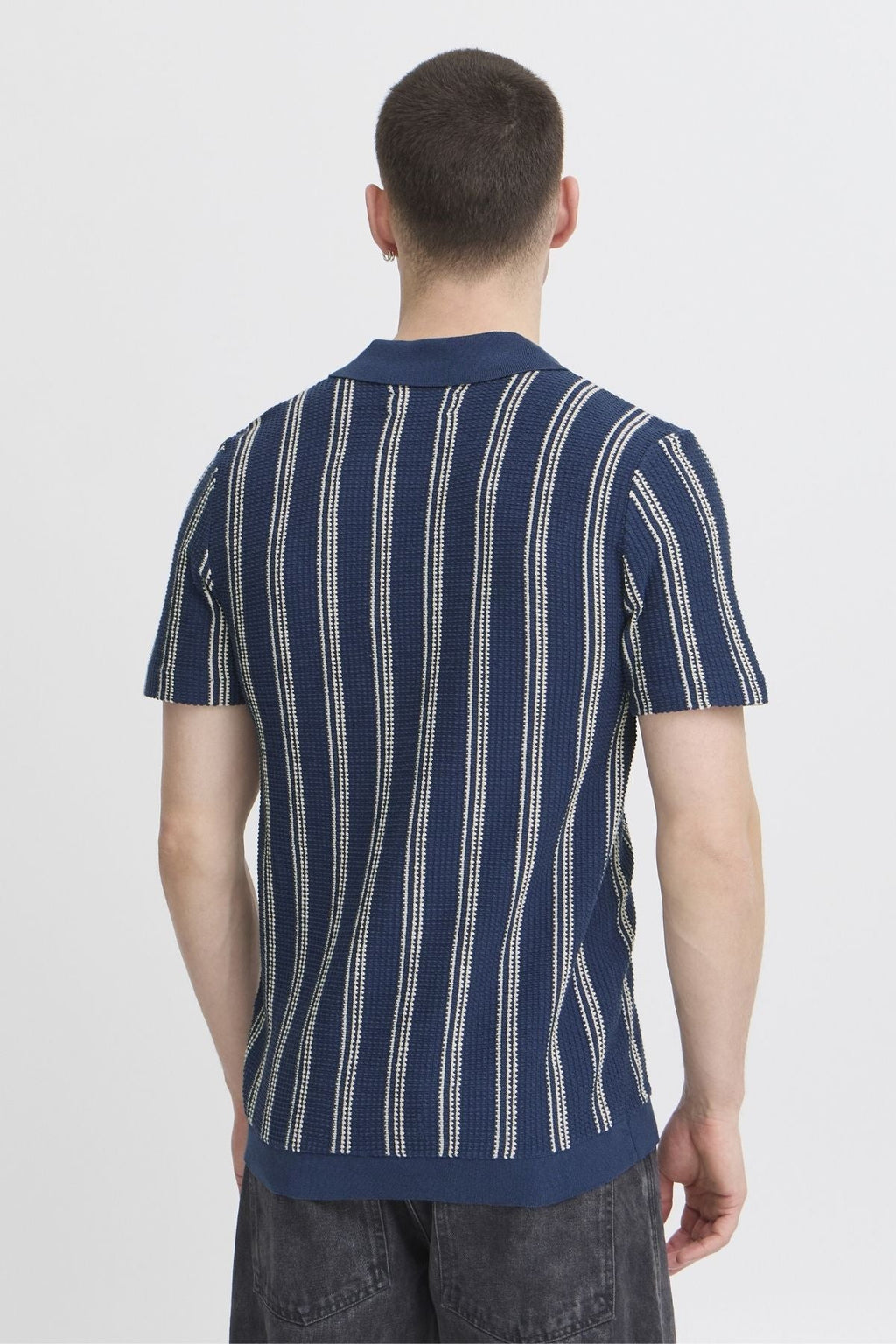 Pullover a strisce - blu