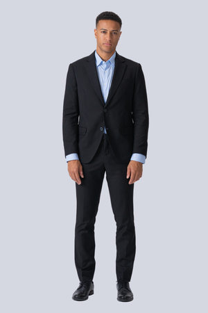 Premium Abito a petto singolo (Nero)