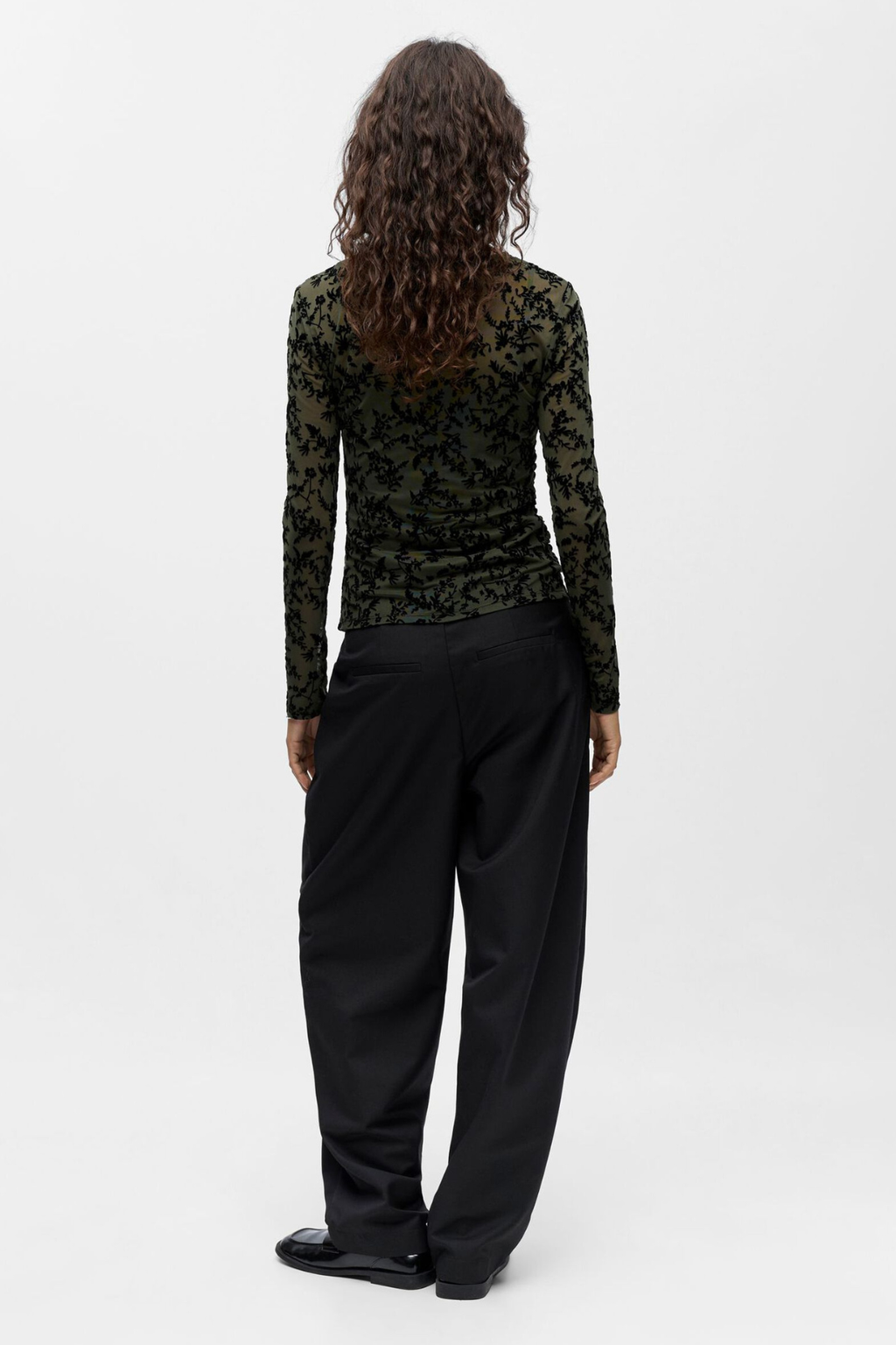 ADINE TOP - Kambaba Nero