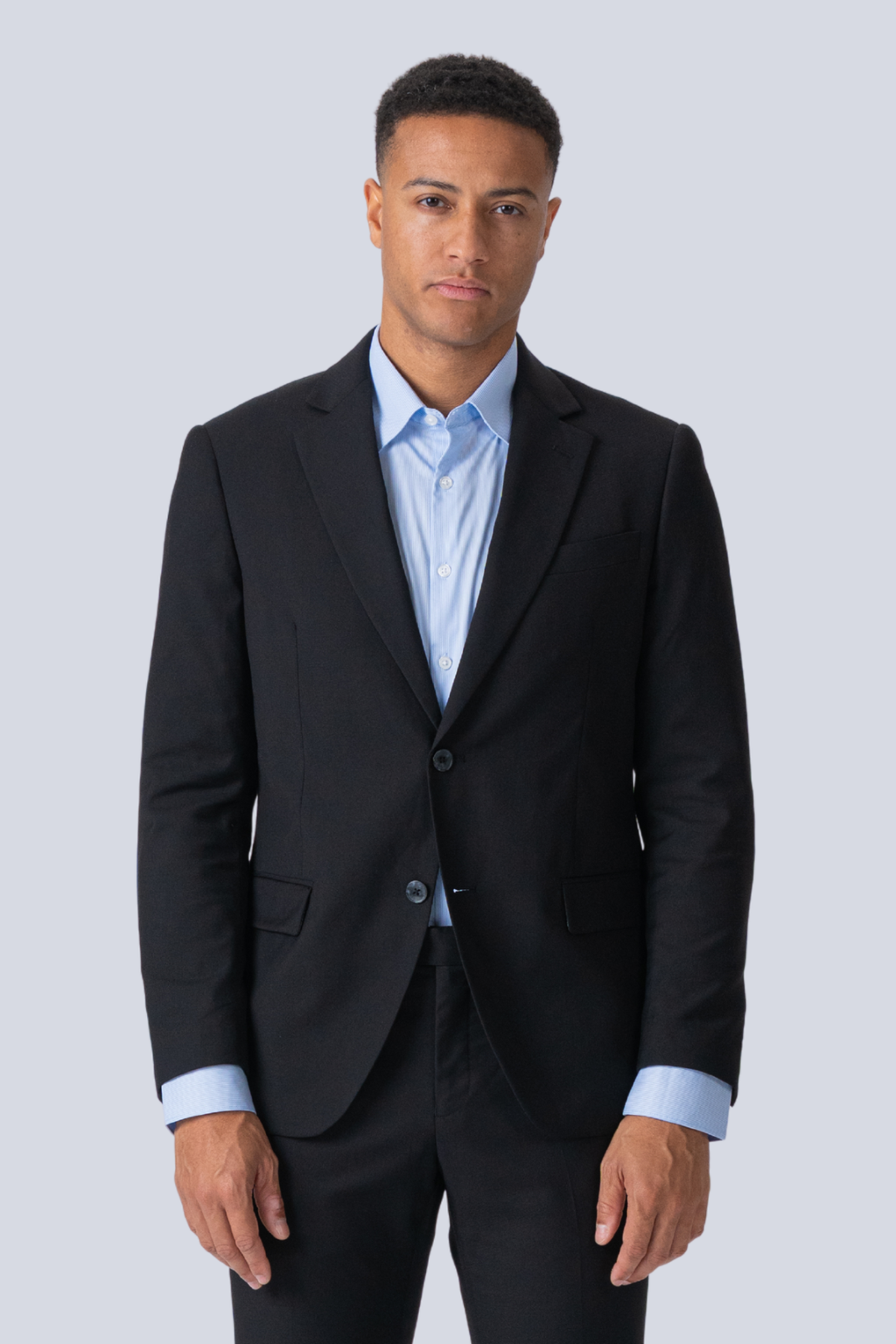 Premium Blazer a petto singolo - Nero