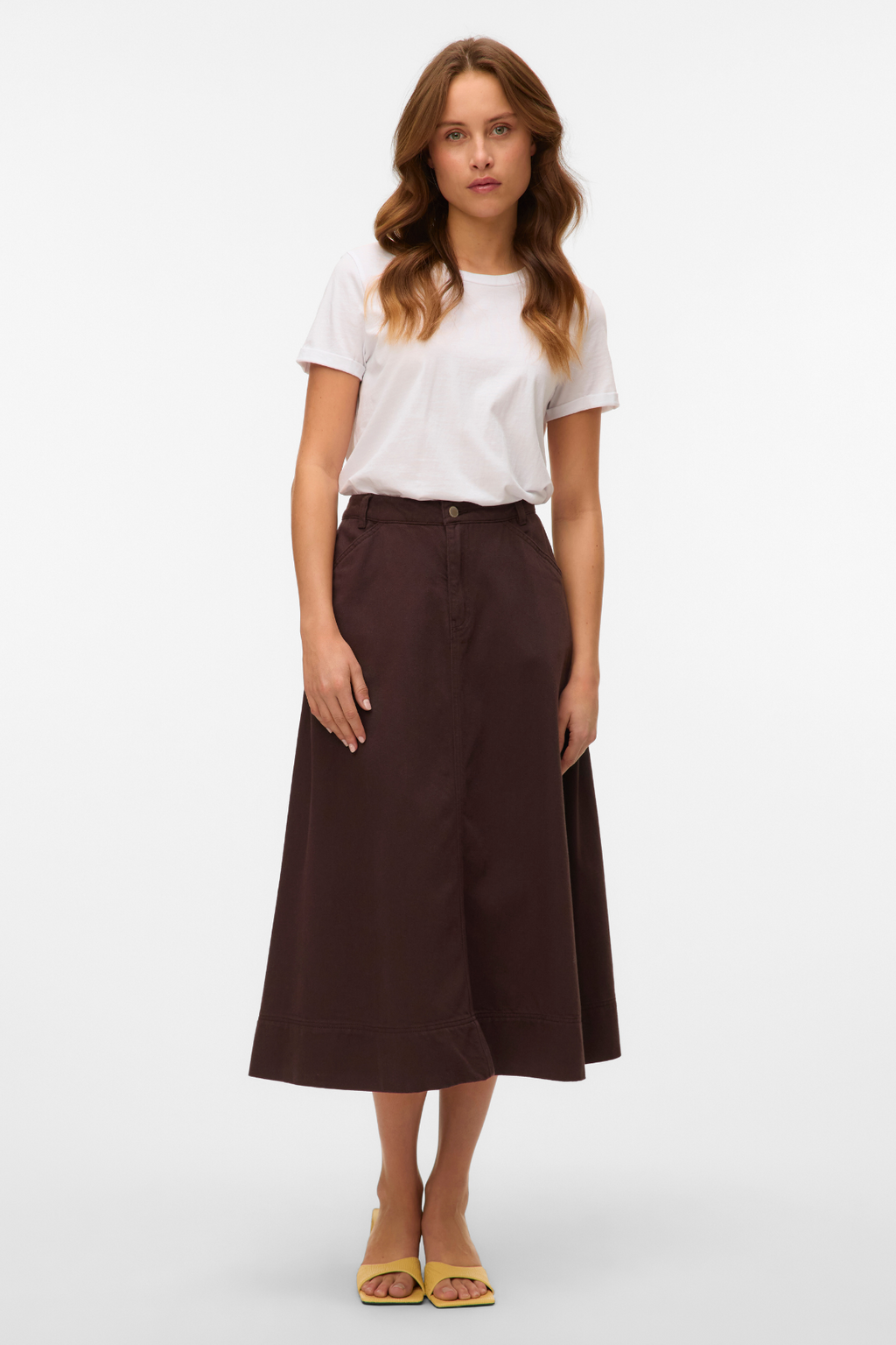 Gonna in denim color filia - Torta di cioccolato