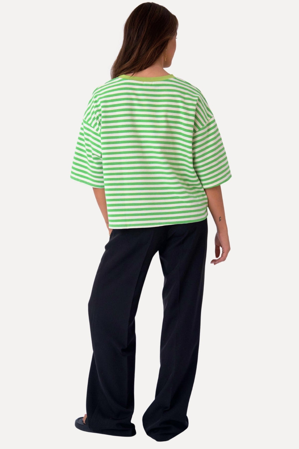 Zoe T-Shirt - Green/White