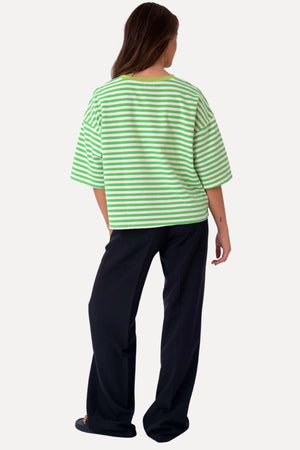 Zoe T-Shirt - Green/White