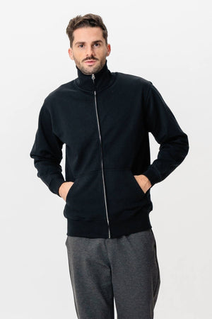 Sweatshirt Zip - Black
