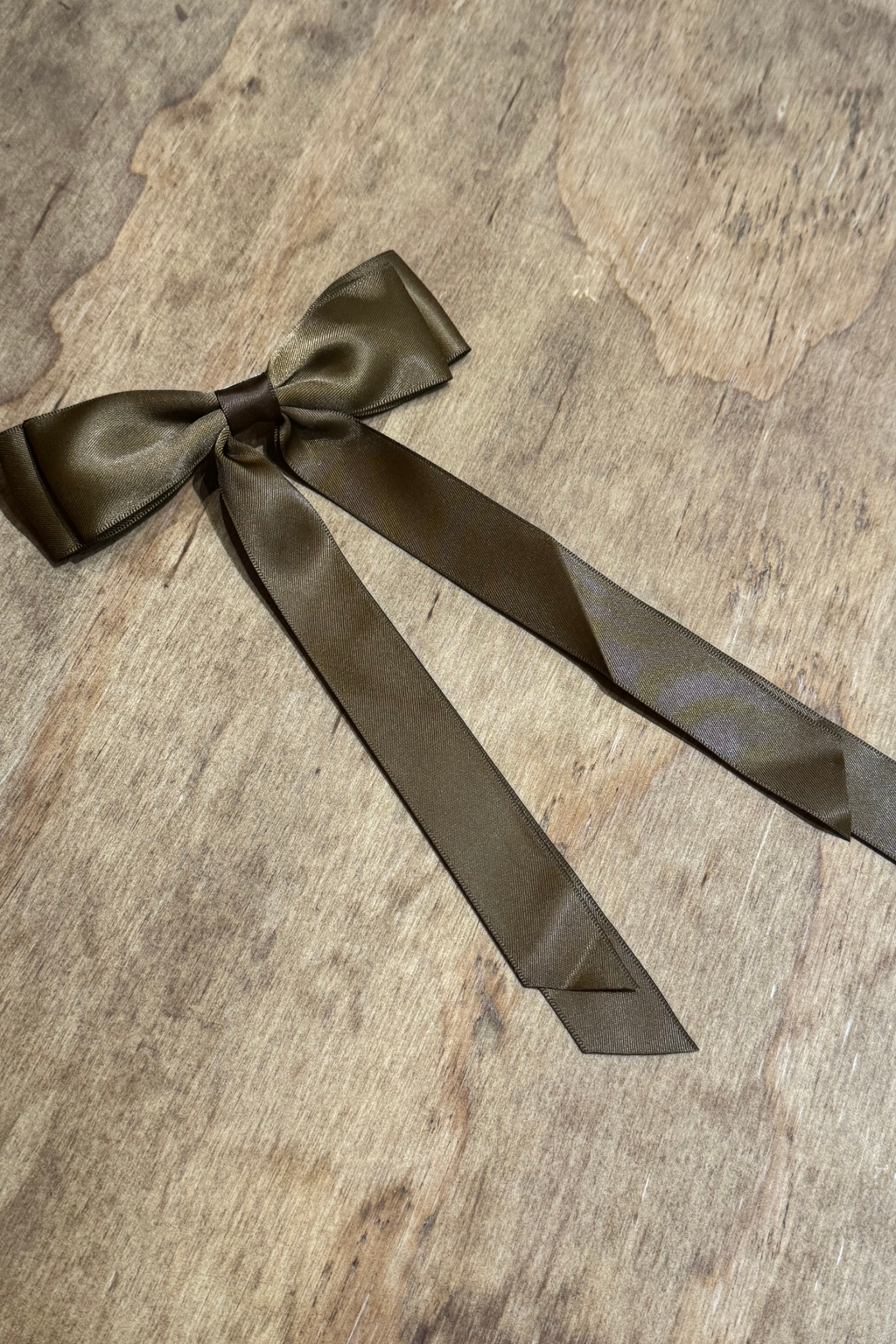 Bow Clip - Brown