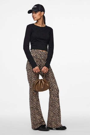 Marie O-Neck Poin Top - Black