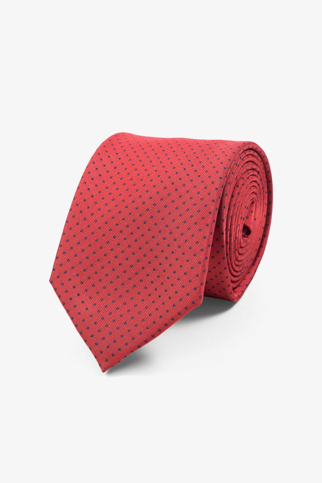 Tie - Red/Black Dotted