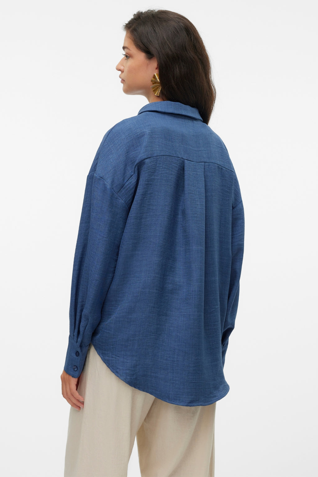 Camicia Melaney Queeny - Denim scuro melange