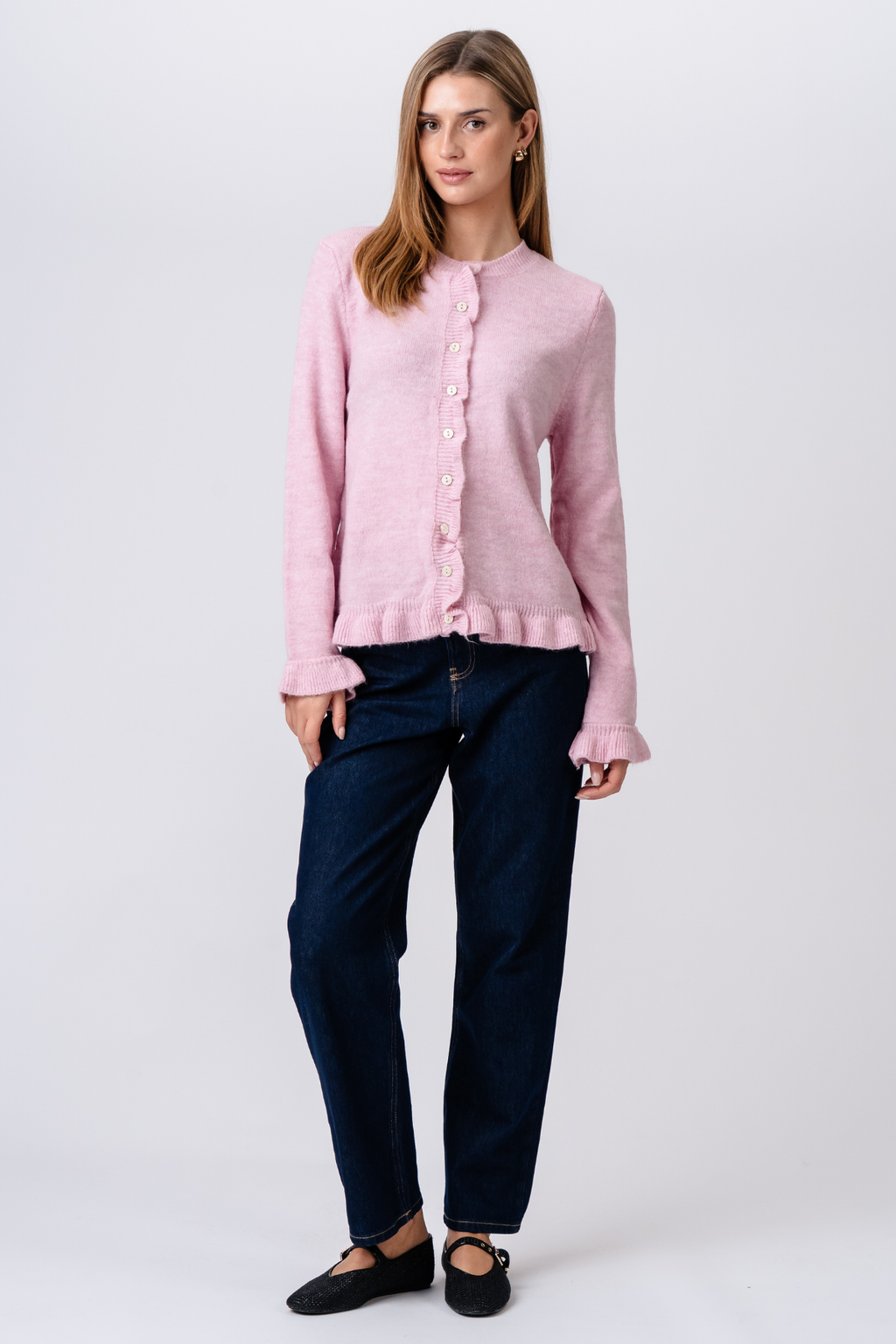 Cardigan Flora - Rosa