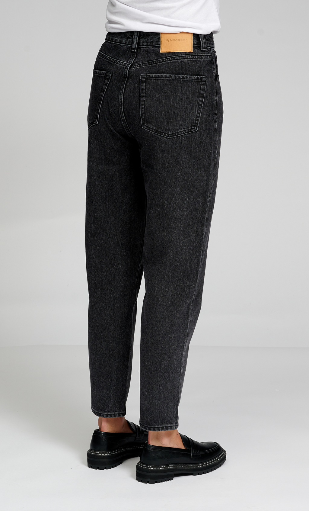 The Original Performance Mom Jeans - Denim nero lavato