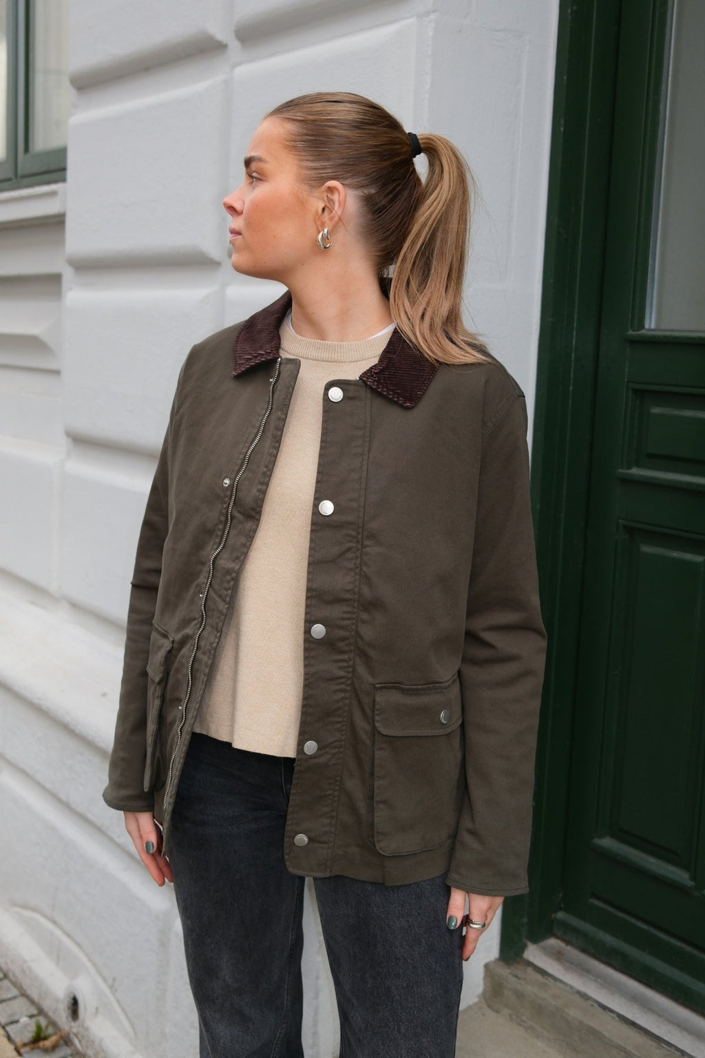 Twill Jacket - Dark Olive